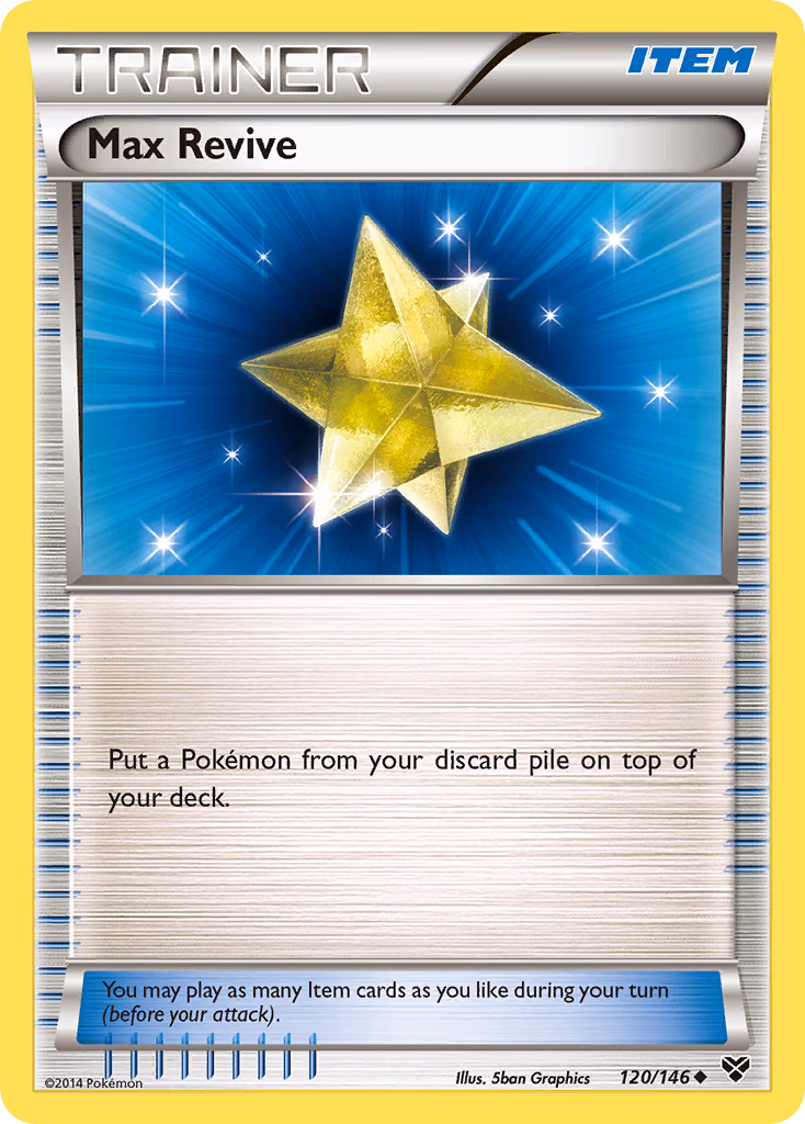 Max Revive Pokemon card (120/146, XY)