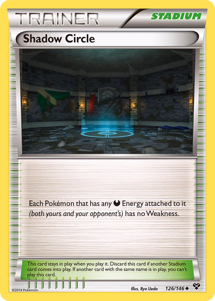 Shadow Circle Pokemon card (126/146, XY)