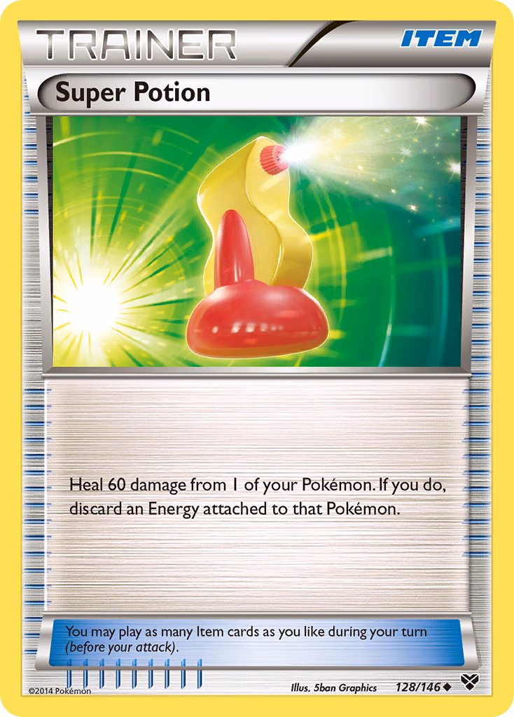 Super Potion Pokemon card (128/146, XY)