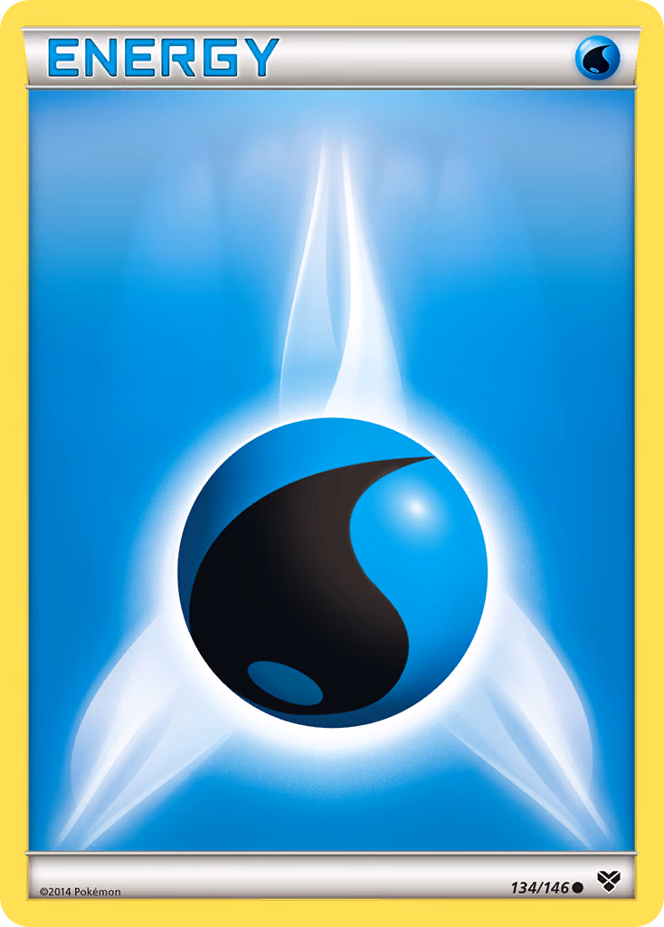 Water Energy Pokemon card (134/146, XY)