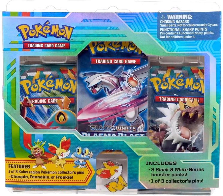 Pokemon XY Collector's Pin Three Pack Blisters (Fennekin)