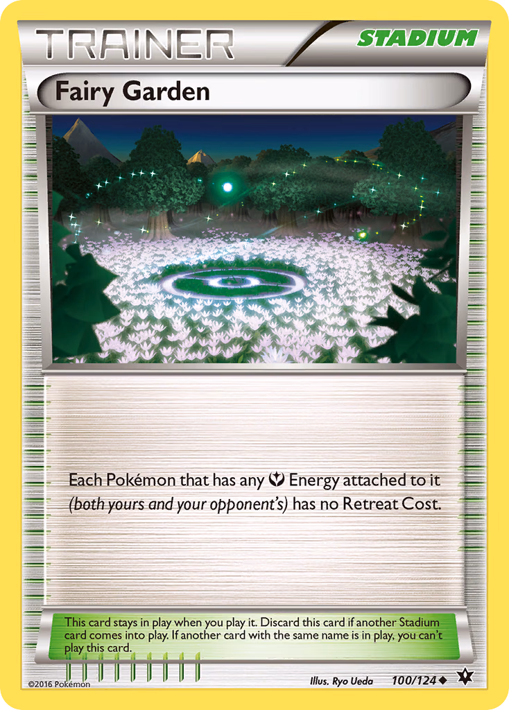 Fairy Garden Pokemon card (100/124, Fates Collide)