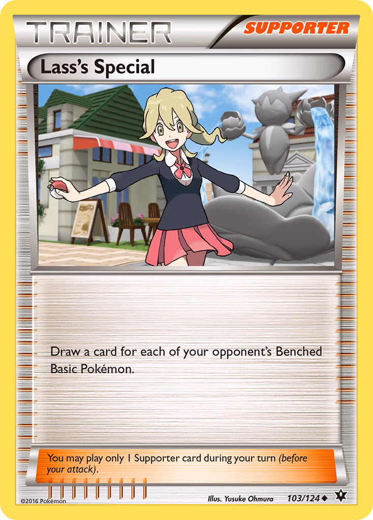Lass's Special Pokemon card (103/124, Fates Collide)