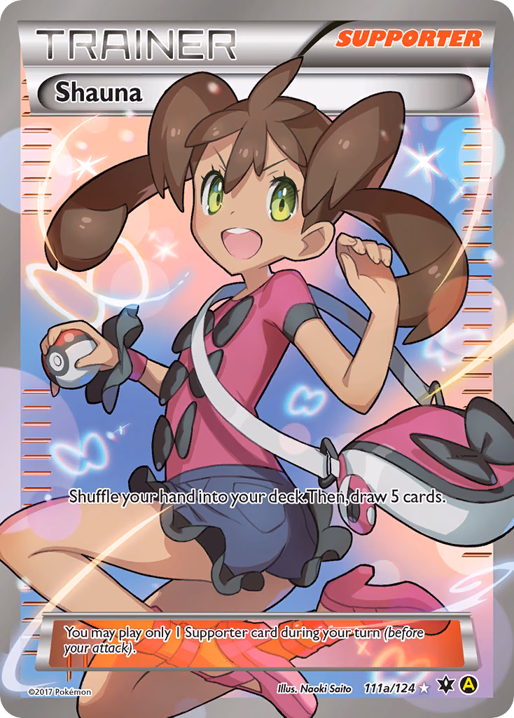 Shauna Pokemon card (111a/124, Fates Collide)