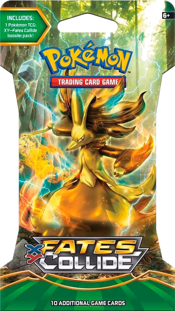 Pokemon Fates Collide XY - Fates Collide Sleeved Booster Pack [Delphox BREAK]