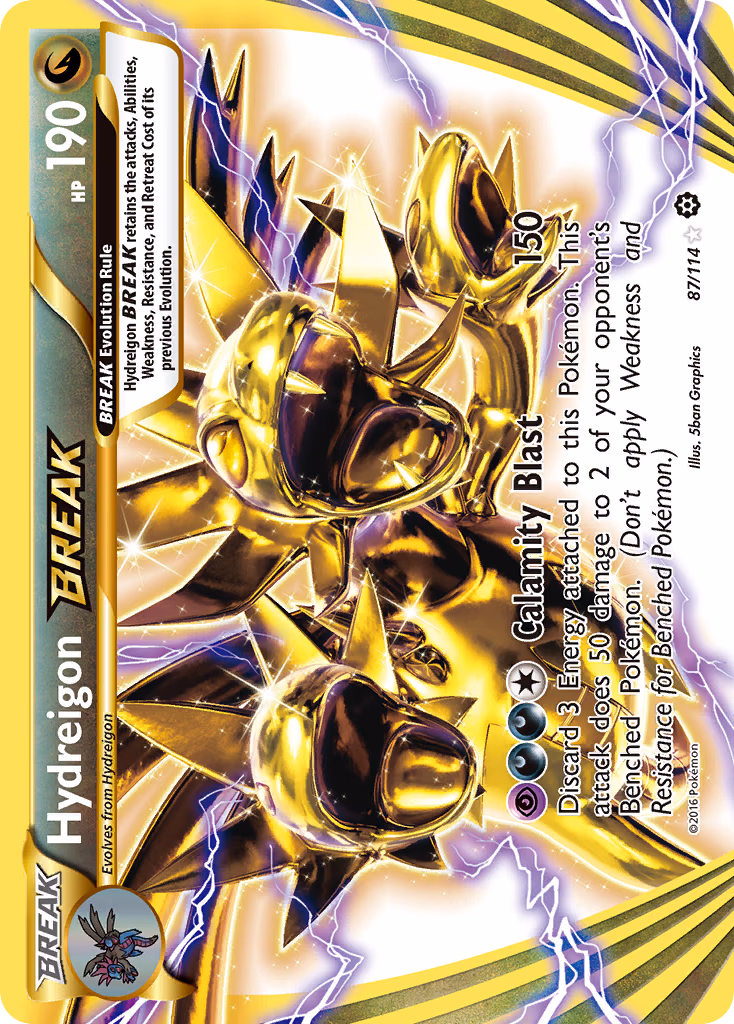 Hydreigon BREAK Pokemon card (87/114, Steam Siege)