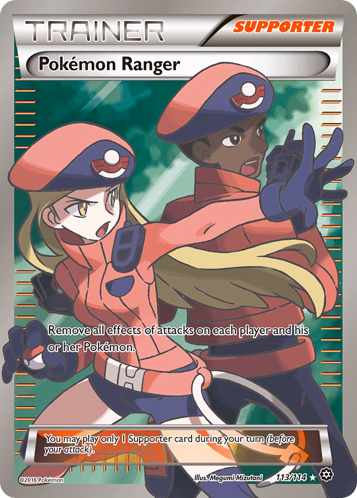 Pokémon Ranger Pokemon card (113/114, Steam Siege)