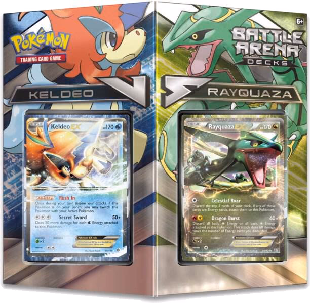 Pokemon Steam Siege Battle Arena Decks: Keldeo EX vs Rayquaza EX