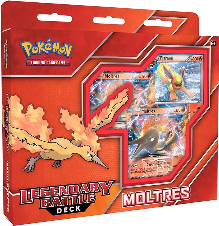 Pokemon Steam Siege Legendary Battle Decks [Moltres]