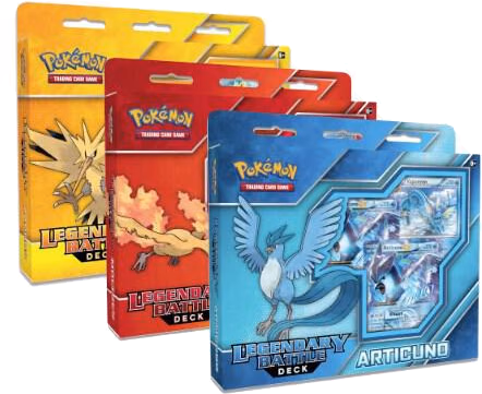 Pokemon Steam Siege Legendary Battle Decks [Set of 3]