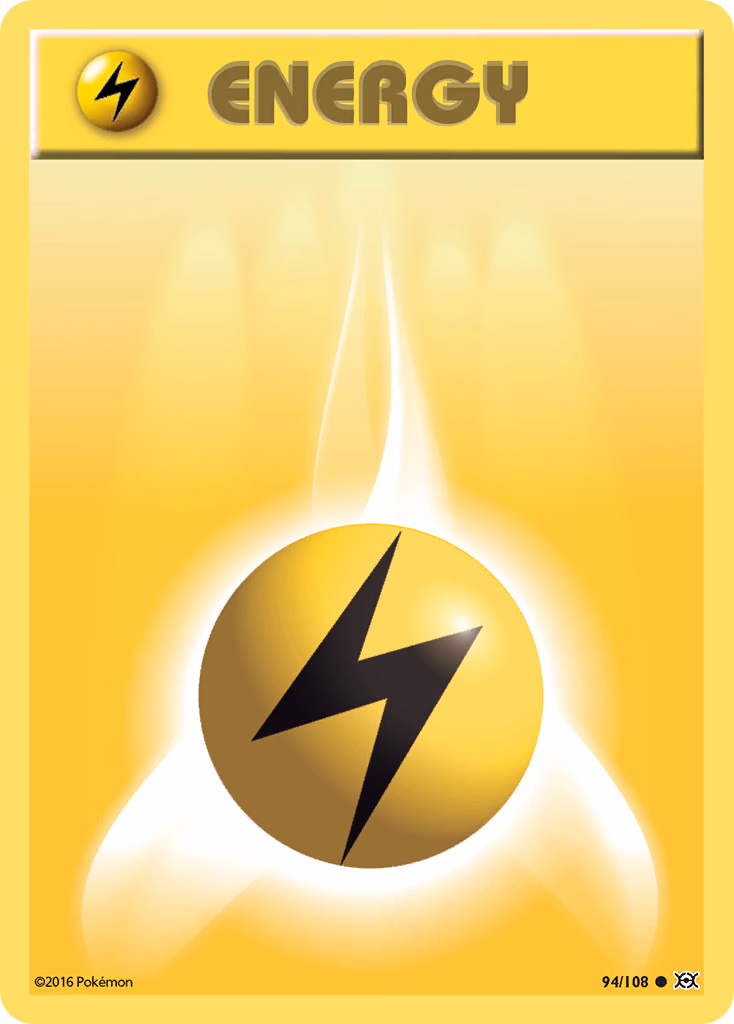 Lightning Energy Pokemon card (94/108, Evolutions)