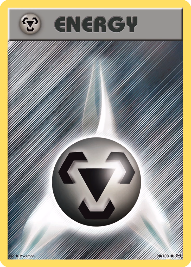 Metal Energy Pokemon card (98/108, Evolutions)