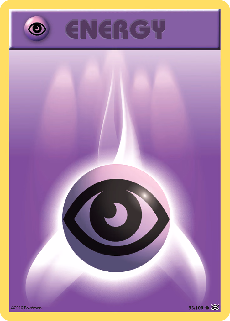 Psychic Energy Pokemon card (95/108, Evolutions)