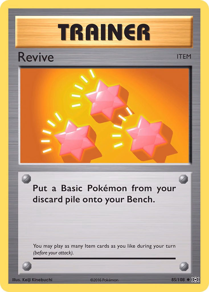 Revive Pokemon card (85/108, Evolutions)