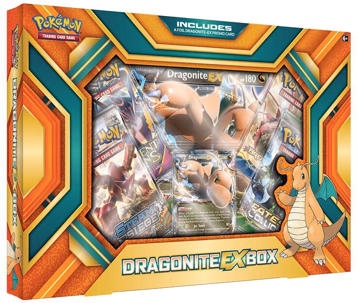 Pokemon Evolutions Dragonite EX Box