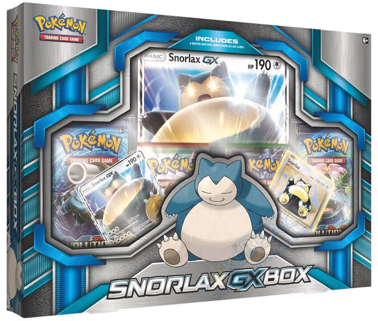 Pokemon Evolutions Snorlax GX Box