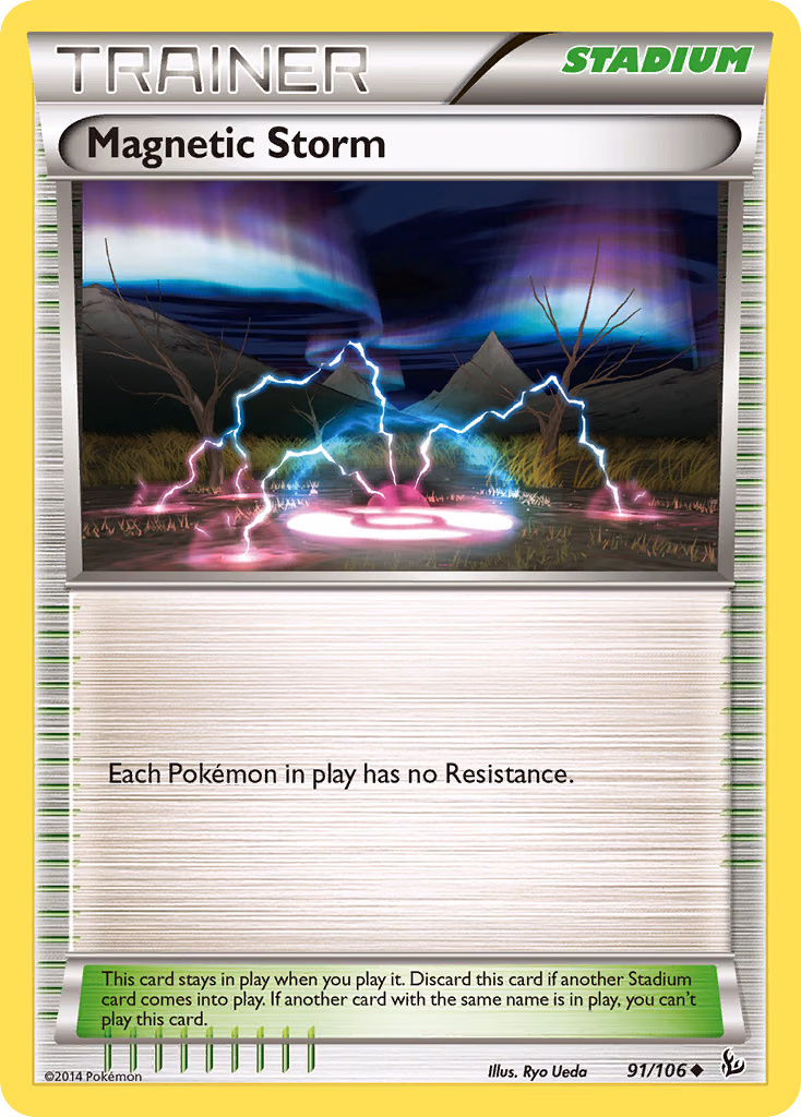Magnetic Storm Pokemon card (91/106, Flashfire)