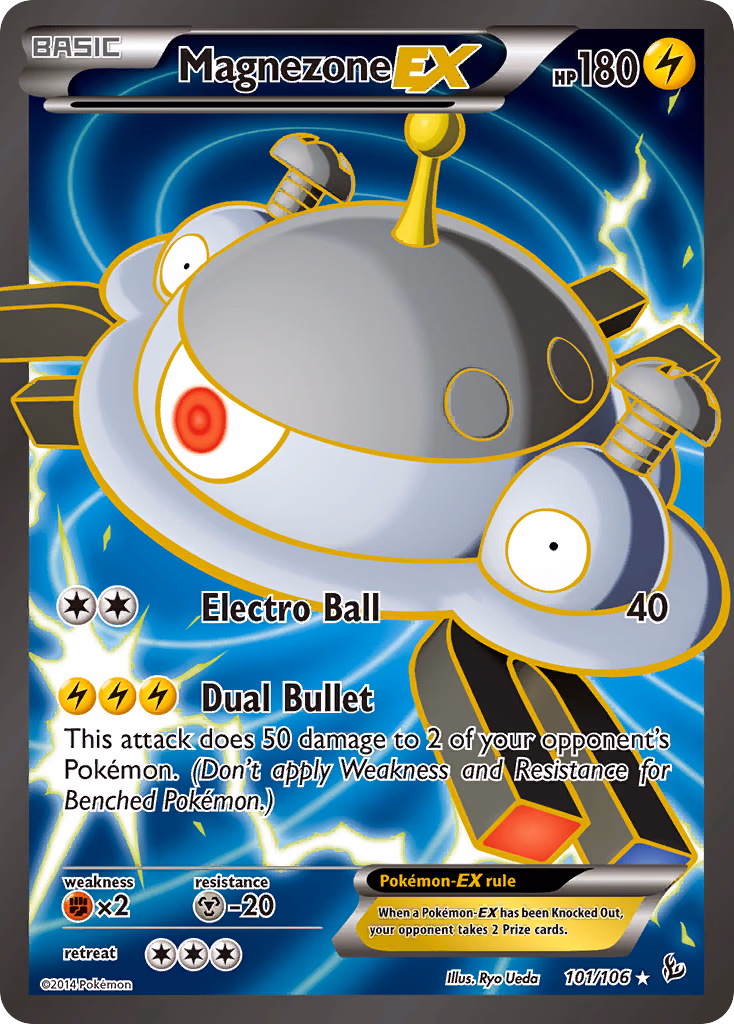 Magnezone-EX Pokemon card (101/106, Flashfire)
