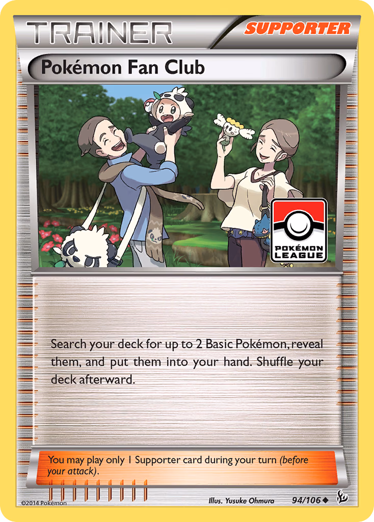 Pokémon Fan Club Pokemon card (94/106, Flashfire)