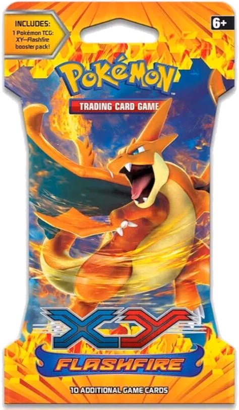 Pokemon Flashfire Sleeved Booster Pack