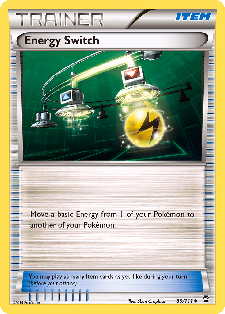 Energy Switch Pokemon card (89/111, Furious Fists)