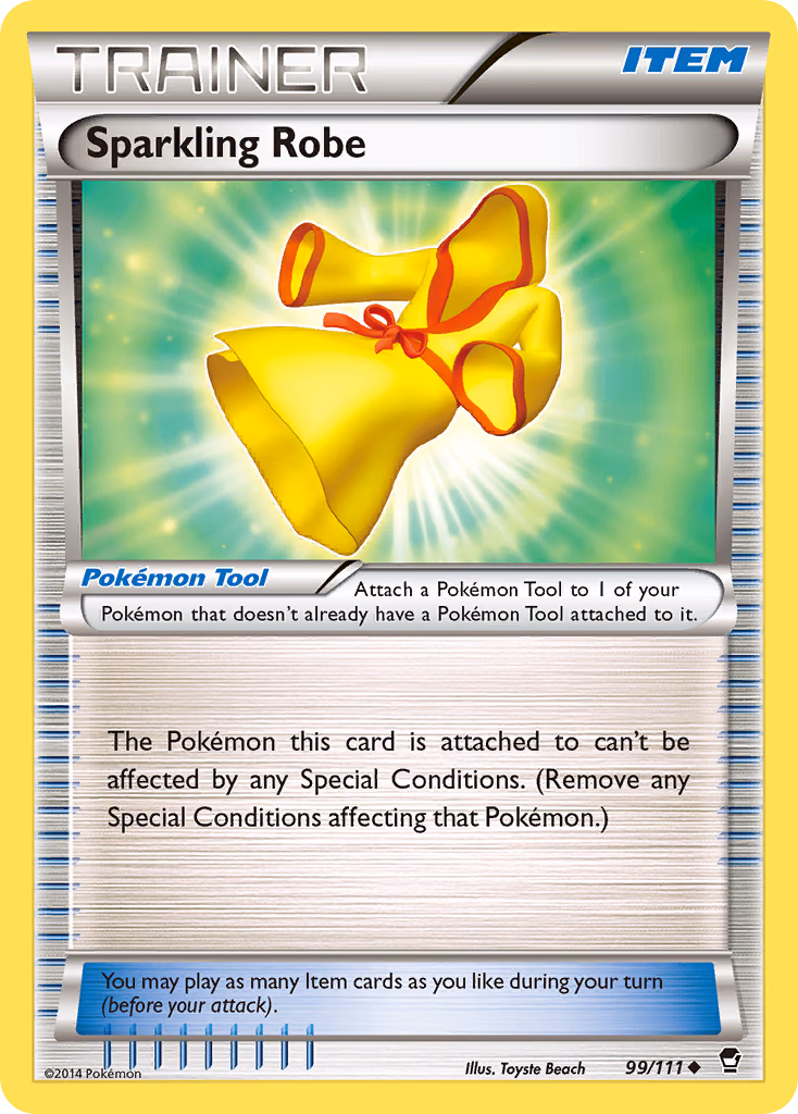 Sparkling Robe Pokemon card (99/111, Furious Fists)
