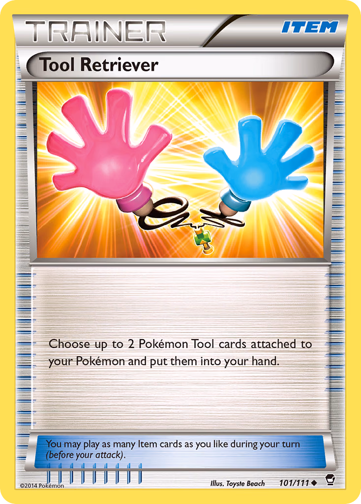 Tool Retriever Pokemon card (101/111, Furious Fists)