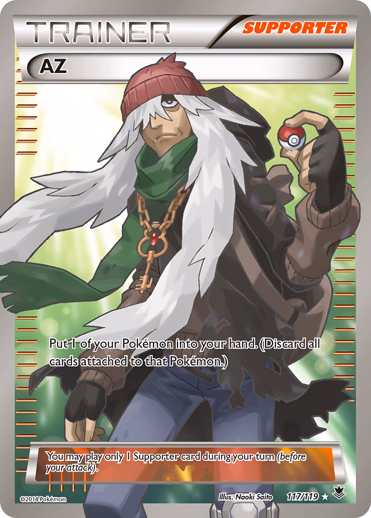 AZ Pokemon card (117/119, Phantom Forces)