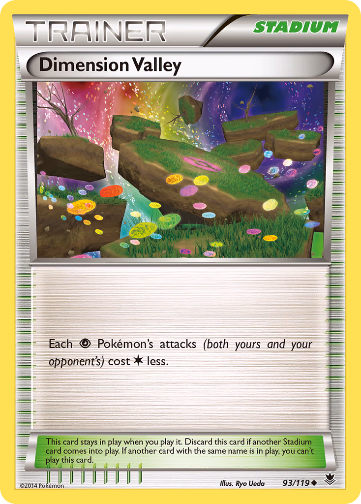 Dimension Valley Pokemon card (93/119, Phantom Forces)