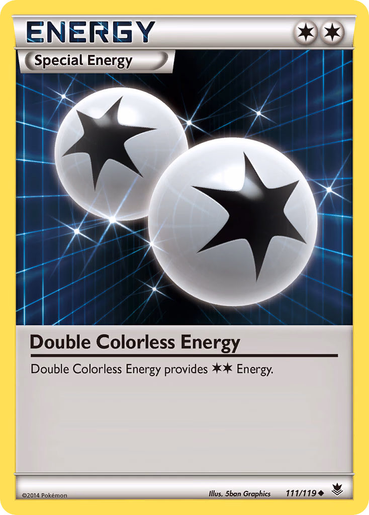 Double Colorless Energy Pokemon card (111/119, Phantom Forces)