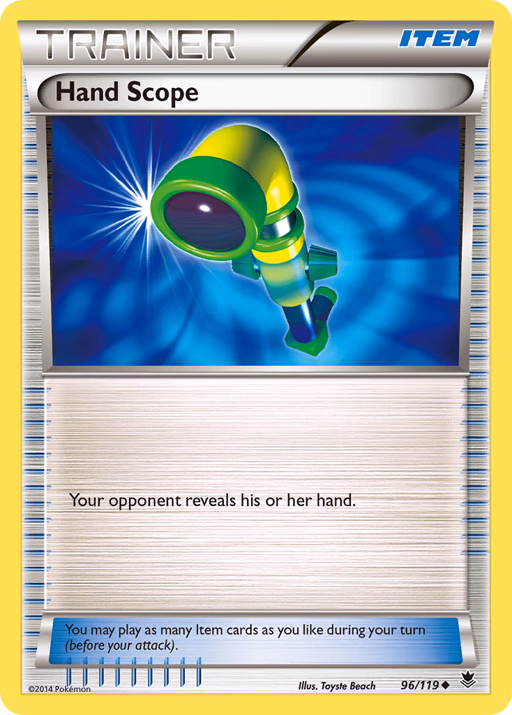 Hand Scope Pokemon card (96/119, Phantom Forces)