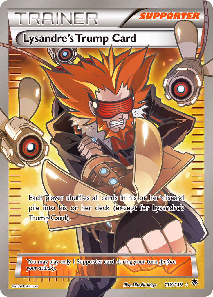 Lysandre's Trump Card Pokemon card (118/119, Phantom Forces)