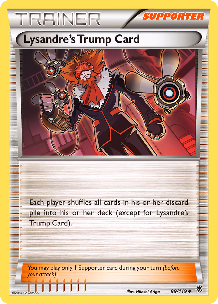Lysandre's Trump Card Pokemon card (99/119, Phantom Forces)