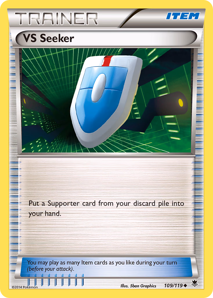 VS Seeker Pokemon card (109/119, Phantom Forces)