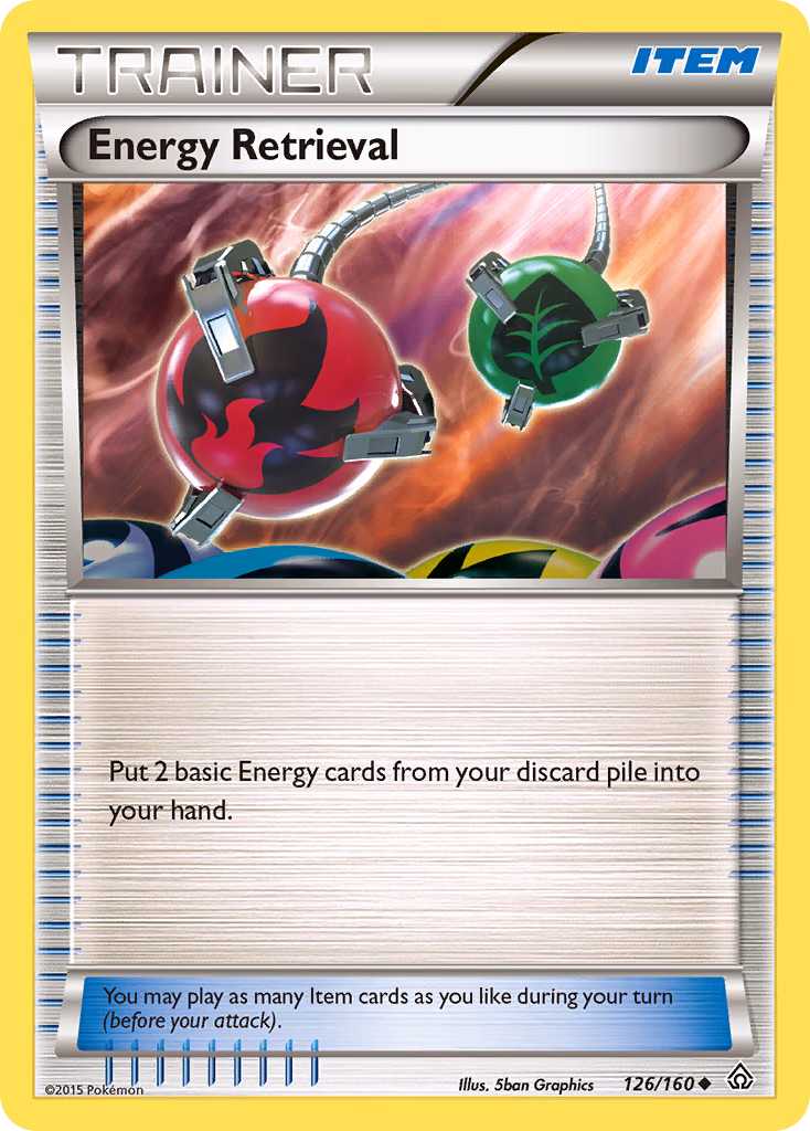 Energy Retrieval Pokemon card (126/160, Primal Clash)