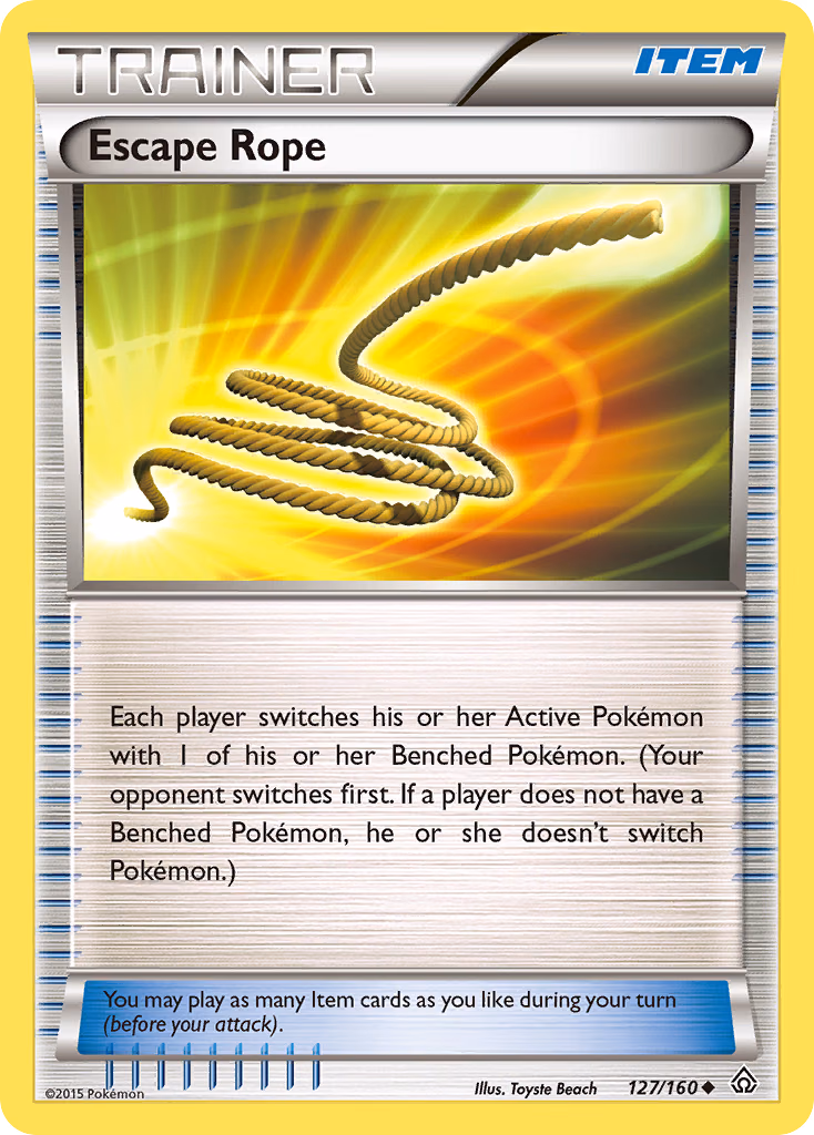 Escape Rope Pokemon card (127/160, Primal Clash)