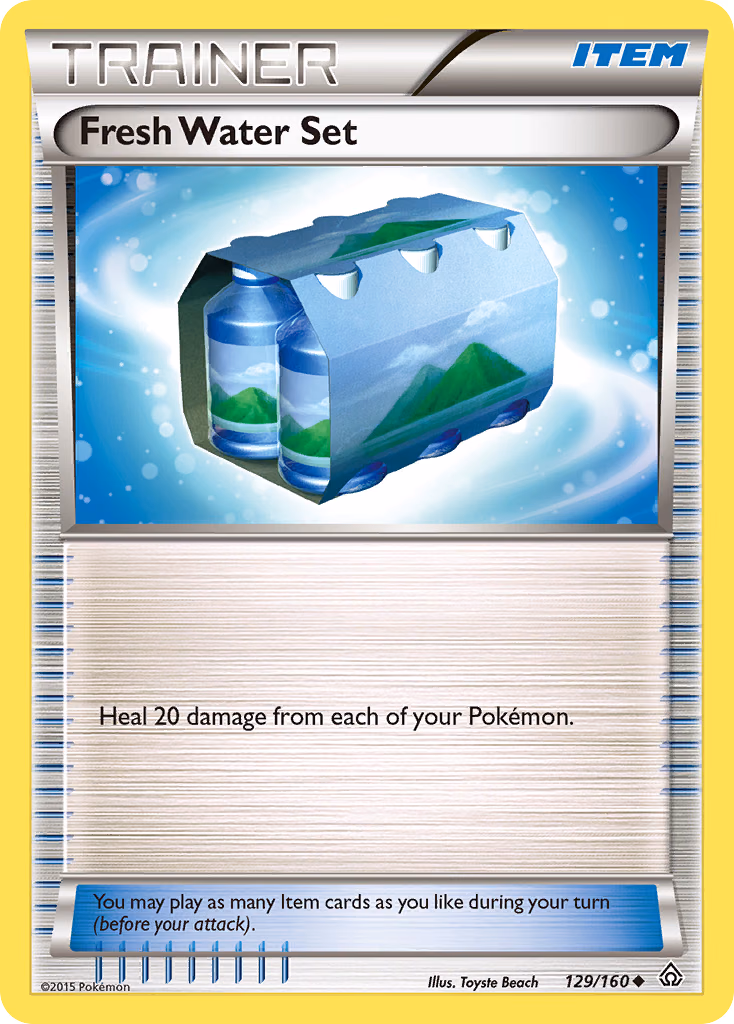 Fresh Water Set Pokemon card (129/160, Primal Clash)
