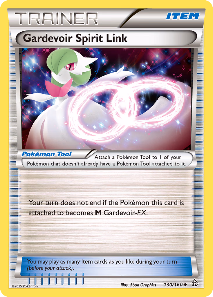 Gardevoir Spirit Link Pokemon card (130/160, Primal Clash)