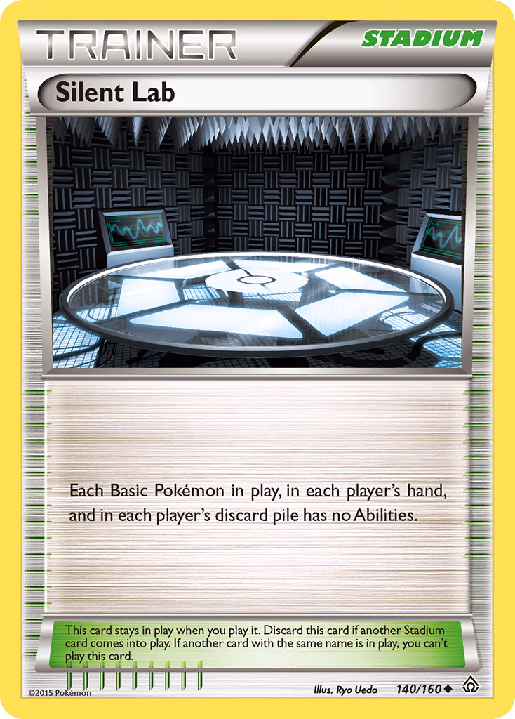 Silent Lab Pokemon card (140/160, Primal Clash)