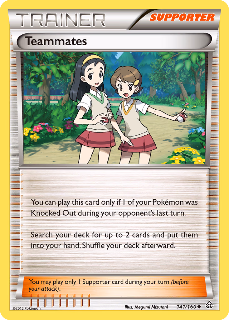 Teammates Pokemon card (141/160, Primal Clash)