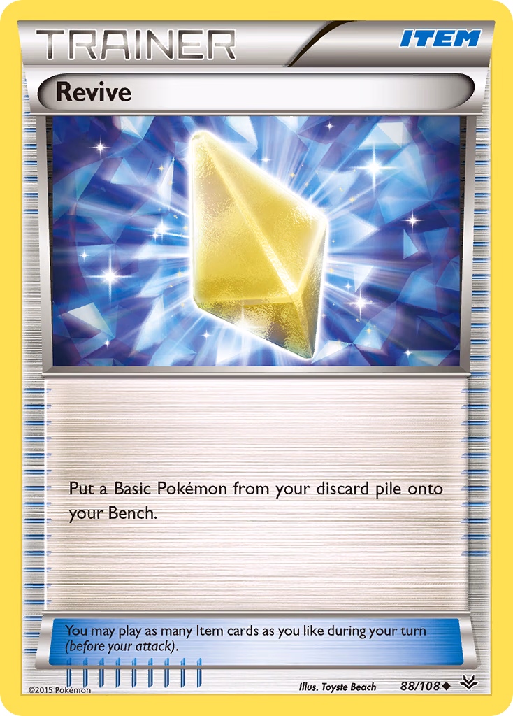 Revive Pokemon card (88/108, Roaring Skies)