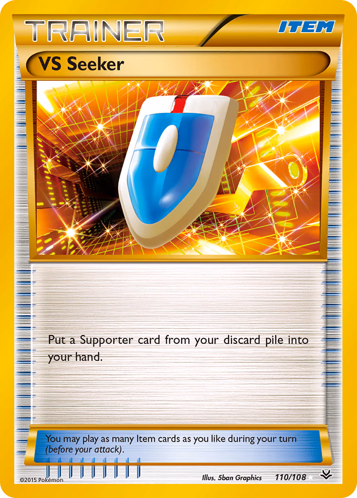 VS Seeker Pokemon card (110/108, Roaring Skies)