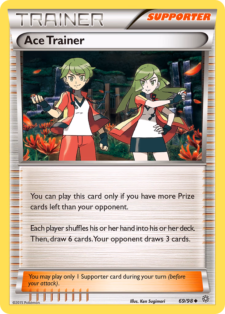 Ace Trainer Pokemon card (69/98, Ancient Origins)