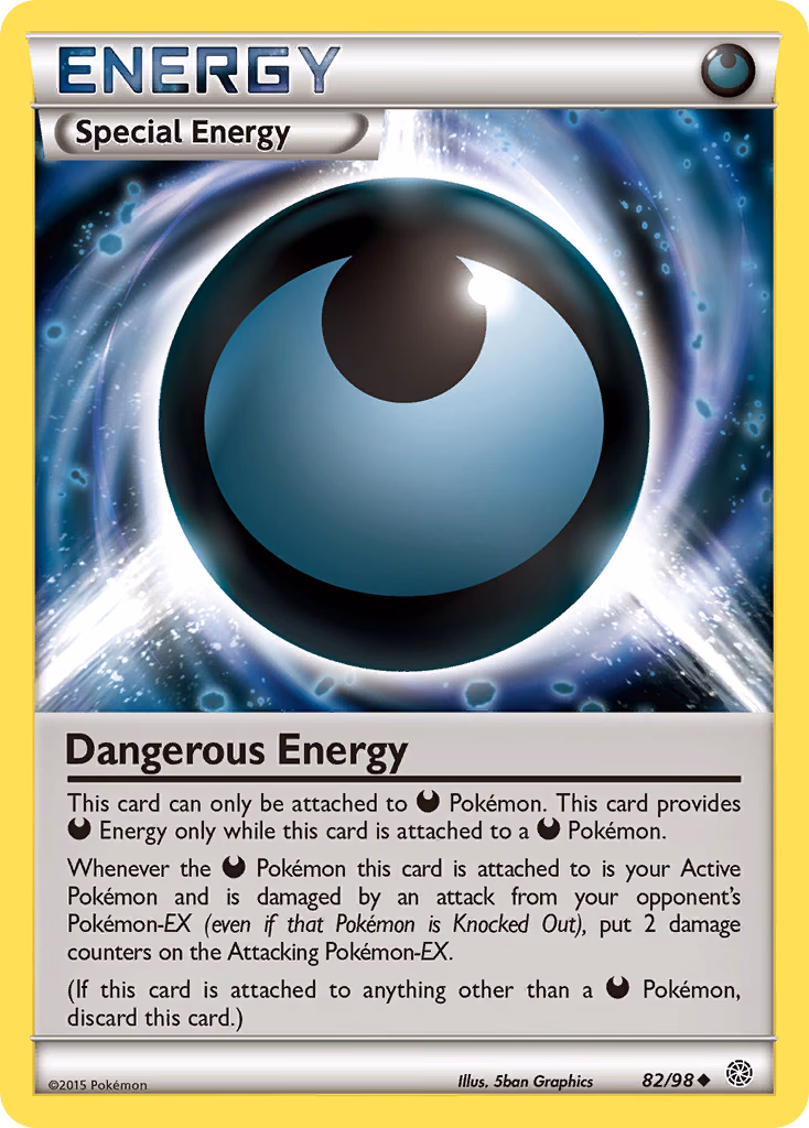 Dangerous Energy Pokemon card (82/98, Ancient Origins)