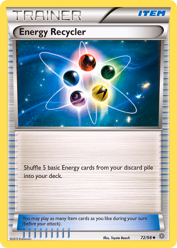Energy Recycler Pokemon card (72/98, Ancient Origins)