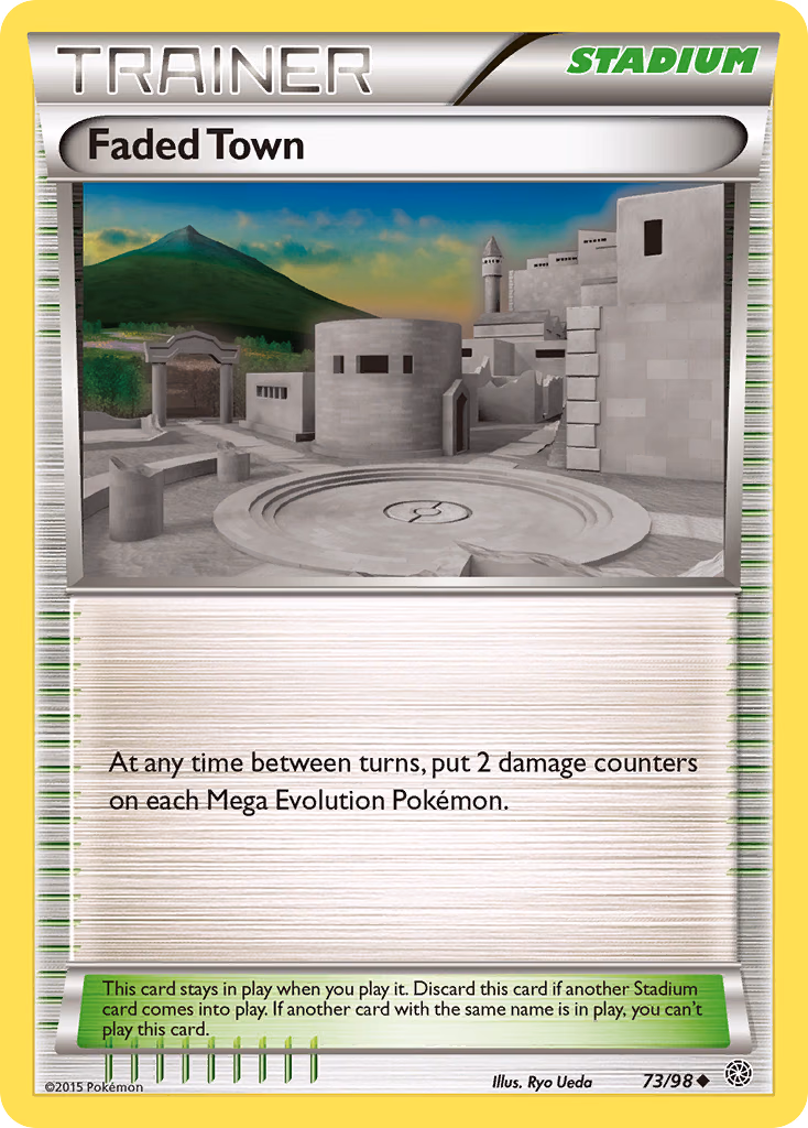 Faded Town Pokemon card (73/98, Ancient Origins)