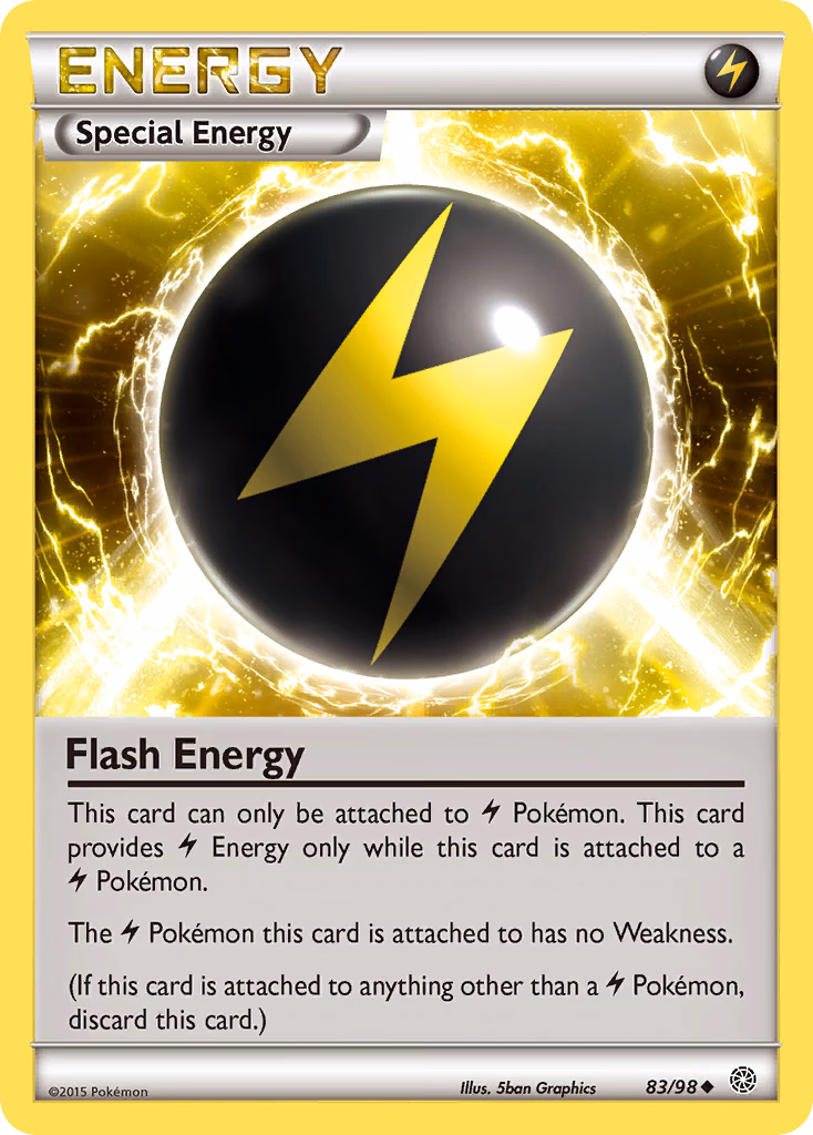 Flash Energy Pokemon card (83/98, Ancient Origins)