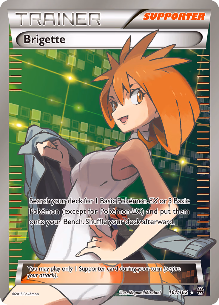 Brigette Pokemon card (161/162, BREAKthrough)