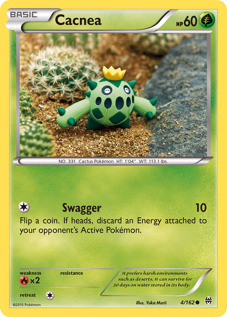 Cacnea Pokemon card (4/162, BREAKthrough)