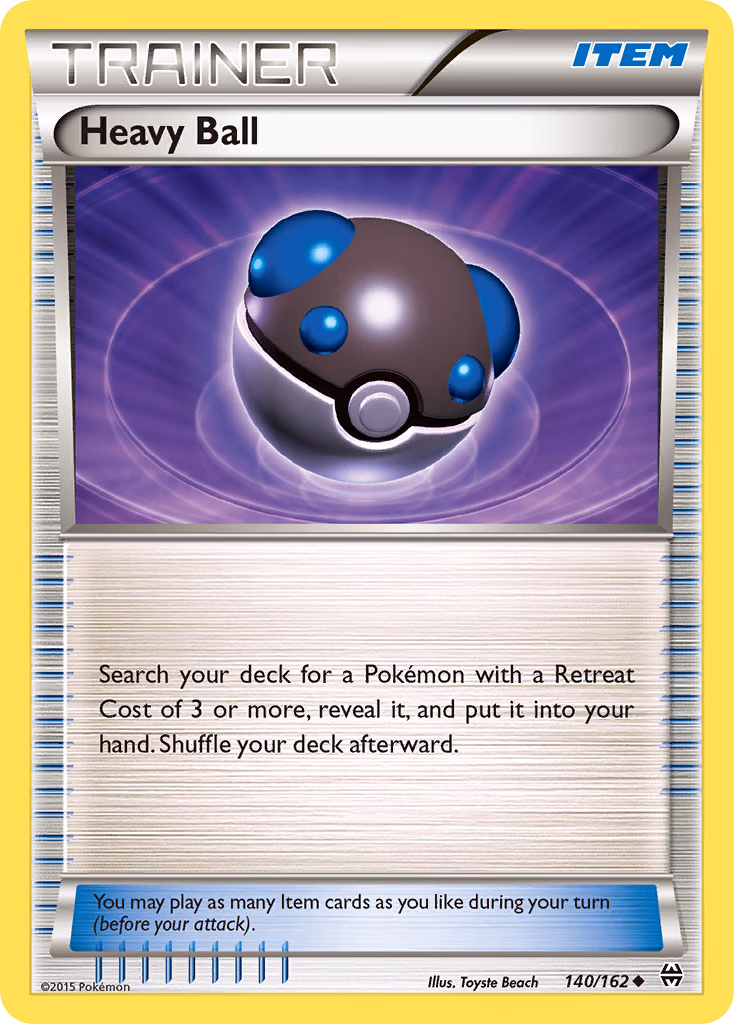 Heavy Ball Pokemon card (140/162, BREAKthrough)